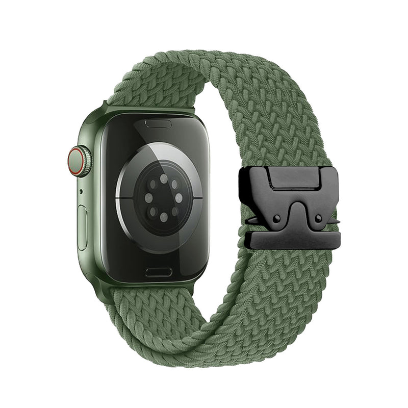 Load image into Gallery viewer, Apple Watch Series 1/2/3/4/5/6/SE/7/8/9/10/Ultra - Parachute Buckle Nylon Braided Loop Watch Band
