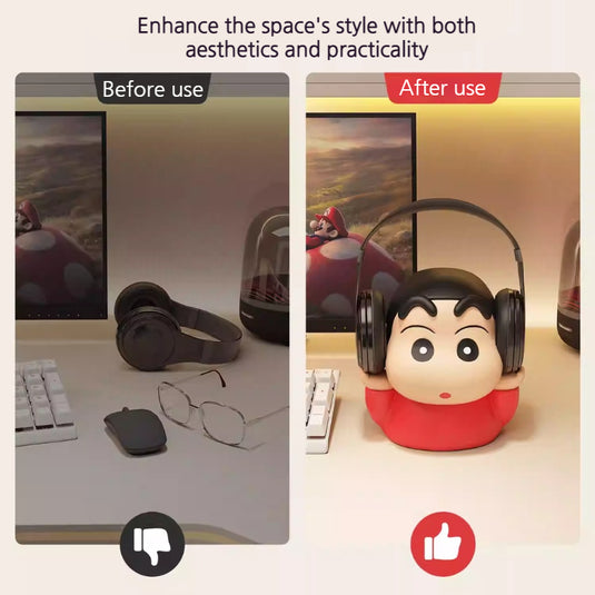 Mario-Style Headset Stand & Game Controller Organizer for PS5, Xbox, Nintendo Switch