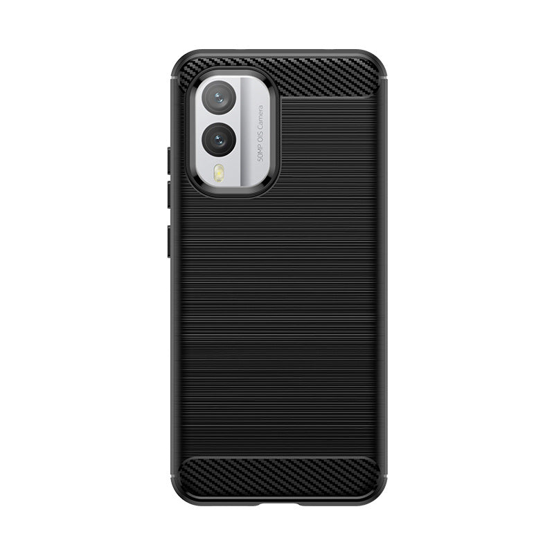 Load image into Gallery viewer, Nokia G10 / G20 / 6.3 - Drawing Series Carbon Fiber Shockproof TPU Heavy Duty Series Case
