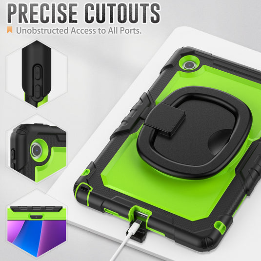 Lenovo Tab 10.1" 2025 (TB311FU/TB311XU) - Multifunctional Shockproof Heavy Duty Series Case With Shoulder Strap