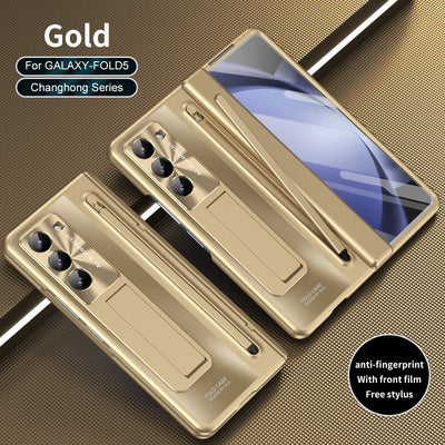 [With Stylus] Samsung Galaxy Z Fold5 (SM-F946) - Shell Membrane Integrated Shockproof Stand Case - i-Station Mobile Phone & Electronic Device Repair and Accessories