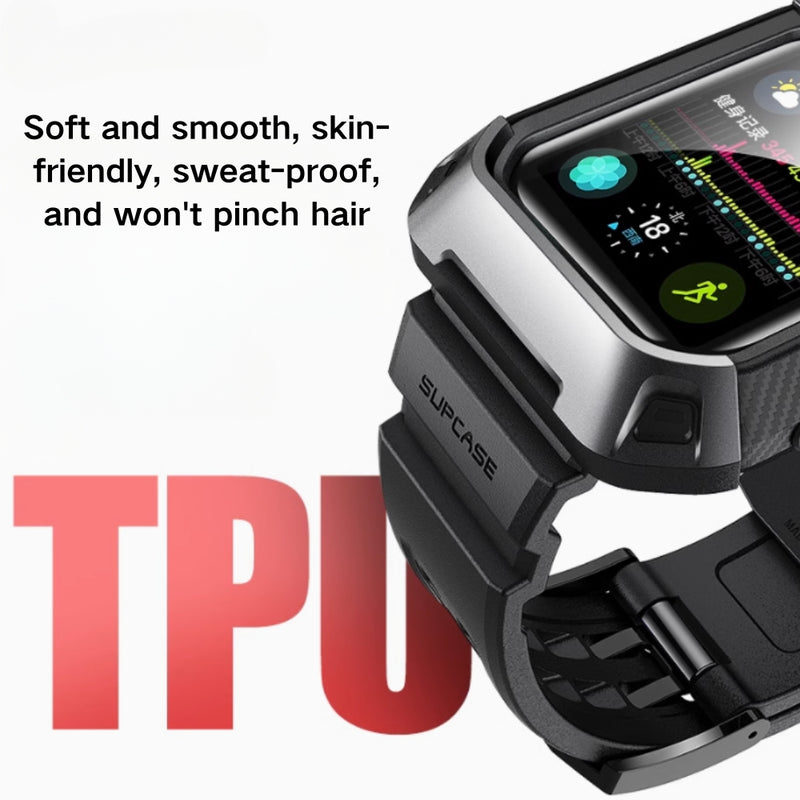 Load image into Gallery viewer, Apple Watch Series 4/5/6/SE/7/8/9 - SUPCASE Embedded Two-in-One Silicone Sweatproof Sports Watch Band
