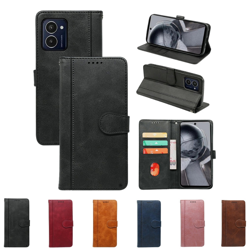 Load image into Gallery viewer, [With Card Slot] HMD Pulse Pro - Magnetic PU Leather Wallet Series Stand Case
