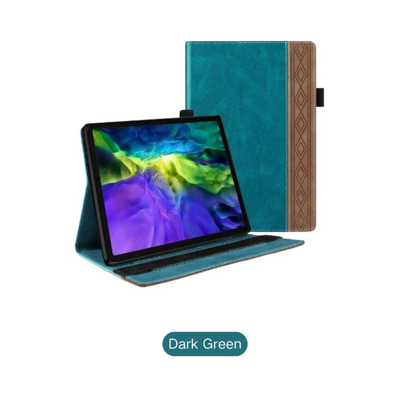 Load image into Gallery viewer, Apple iPad mini 5 7.9&quot; (2019) - Business Smart Sleep PU Leather Flip Stand Series Case With Elastic Band and Stylus Loop
