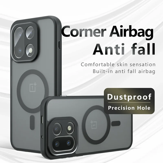 [Magsafe Compatible] OnePlus 15 5G Translucent Matte Shockproof Essential Case