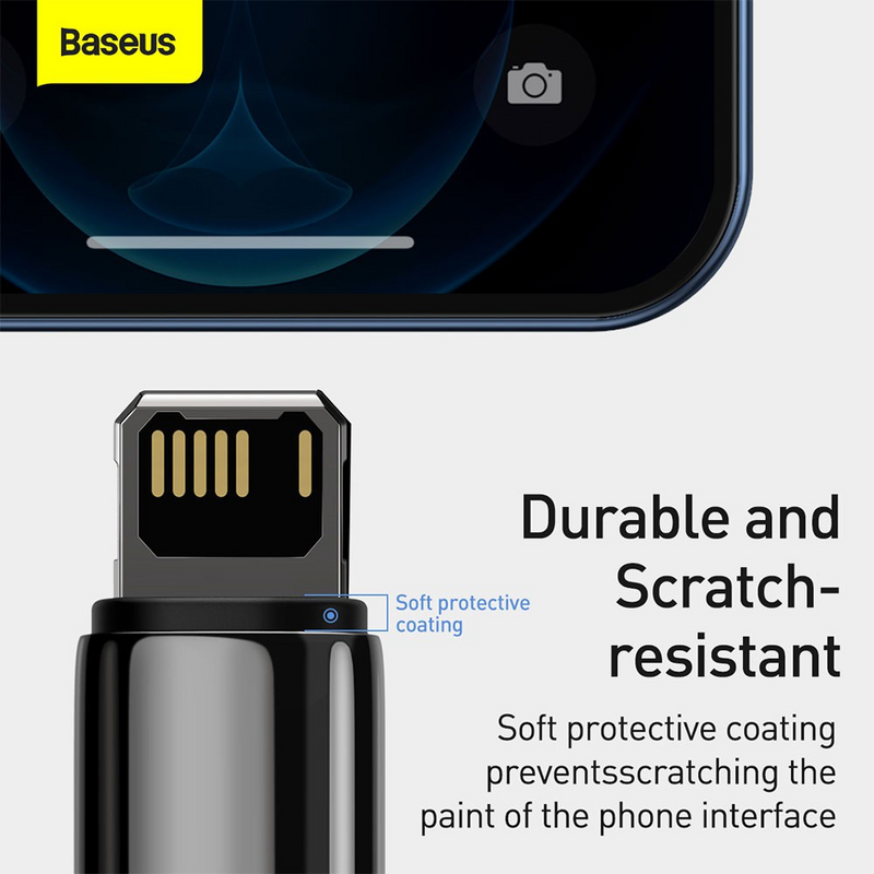 Load image into Gallery viewer, Baseus Tungsten Gold Fast Charging Data Cable USB to iP 2.4A 2m
