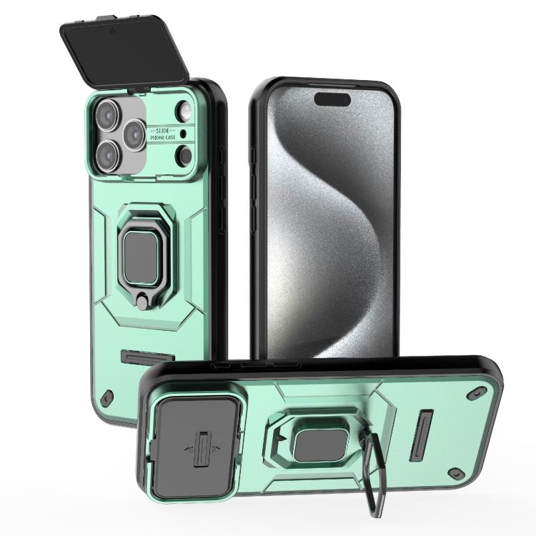 Load image into Gallery viewer, [With Lens Cover][Built-in Stand] Apple iPhone 17/Air/Pro/Max - Shield Shockproof Rugged Heavy Duty Case
