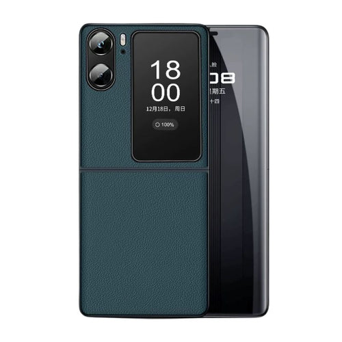 OPPO Find N2 Filp & N3 Flip - Soft Edged With Magnetic Attraction Genuine Leather Series Case