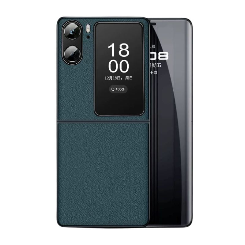 Load image into Gallery viewer, OPPO Find N2 Filp(CPH2437)/N3 Flip (PHT110)- Soft Edged With Magnetic Attraction Genuine Leather Series Case
