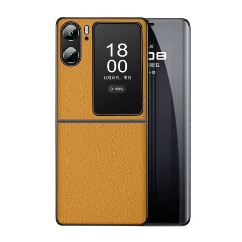 OPPO Find N2 Filp & N3 Flip - Soft Edged With Magnetic Attraction Genuine Leather Series Case