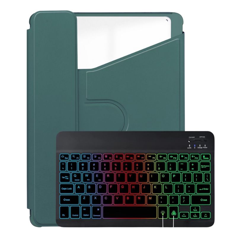 [Detachable Keyboard][With Backlit] Samsung Galaxy Tab A9 Plus 11" 2023 - 360 Degree Rotating Magnetic Flip Cover Case With Pen Slot - i-Station Mobile Phone & Electronic Device Repair and Accessories