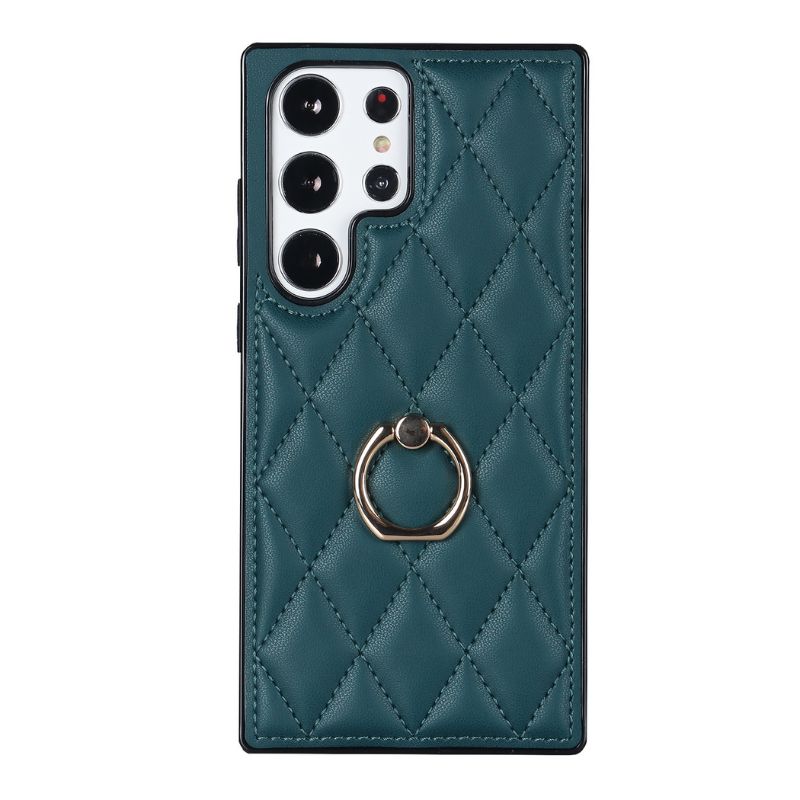 Load image into Gallery viewer, Samsung Galaxy S22(SM-S901)/Plus(SM-G906)/Ultra(SM-G908) - Full Soft Edge Diamond Shape Ring Essentials Series Case
