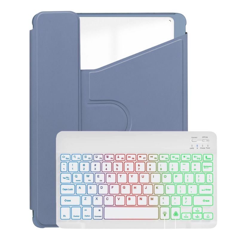 [Detachable Keyboard][With Backlit] Samsung Galaxy Tab A9 Plus 11" 2023 - 360 Degree Rotating Magnetic Flip Cover Case With Pen Slot - i-Station Mobile Phone & Electronic Device Repair and Accessories