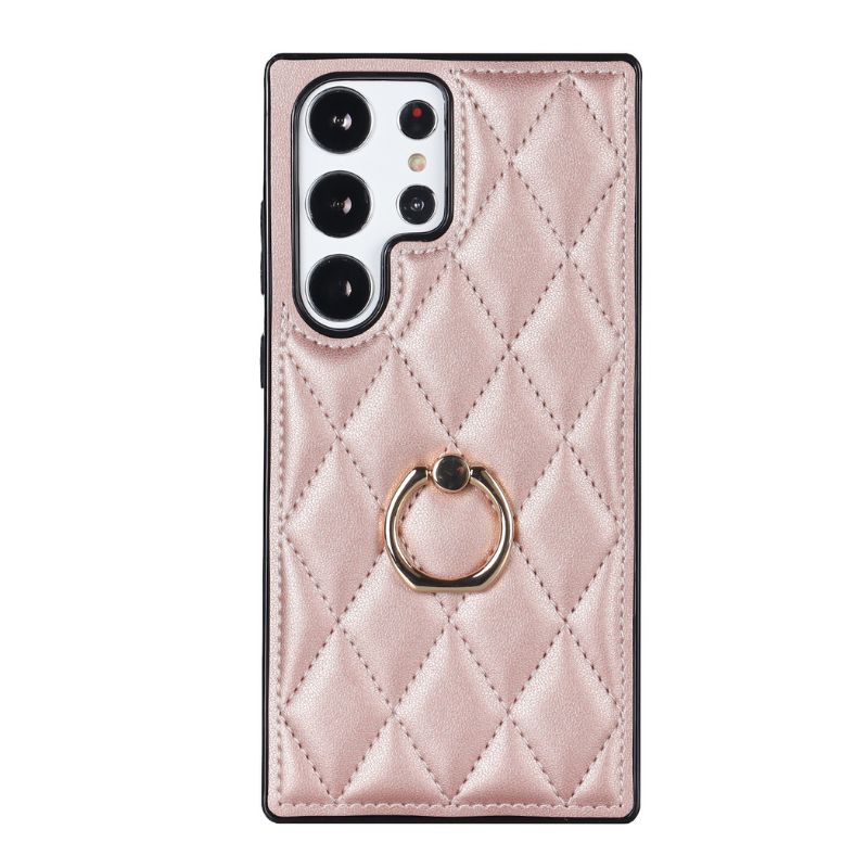 Load image into Gallery viewer, Samsung Galaxy S23(SM-S911)/FE(SM-S711)/Plus(SM-S916)/Ultra(SM-S918) - Full Soft Edge Diamond Shape Ring Essentials Series Case
