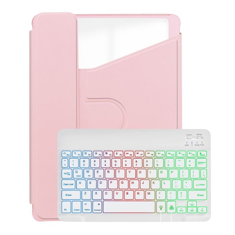 [Detachable Keyboard][With Backlit] Samsung Galaxy Tab A9 Plus 11" 2023 - 360 Degree Rotating Magnetic Flip Cover Case With Pen Slot - i-Station Mobile Phone & Electronic Device Repair and Accessories