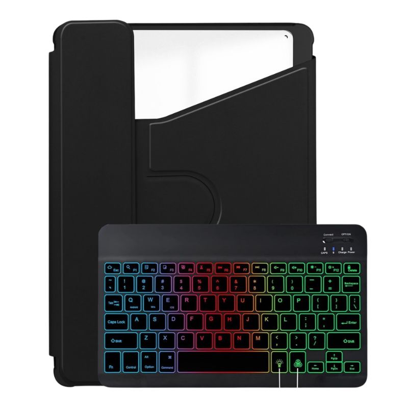 [Detachable Keyboard][With Backlit] Samsung Galaxy Tab A9 Plus 11" 2023 - 360 Degree Rotating Magnetic Flip Cover Case With Pen Slot - i-Station Mobile Phone & Electronic Device Repair and Accessories
