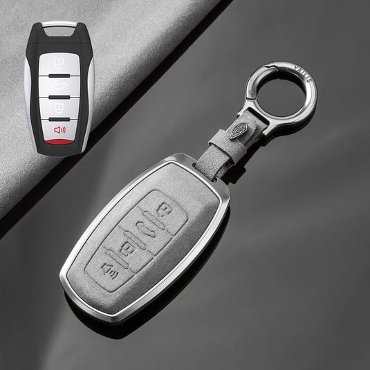 Great Wall High-Quality Suede Car Key Fob Case Cover For Haval Raptor, Dargo 2nd Gen, Xiaolong Max, Shenshou, H6