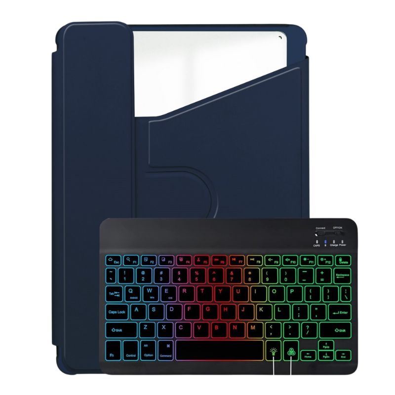 [Detachable Keyboard][With Backlit] Samsung Galaxy Tab A9 Plus 11" 2023 - 360 Degree Rotating Magnetic Flip Cover Case With Pen Slot - i-Station Mobile Phone & Electronic Device Repair and Accessories