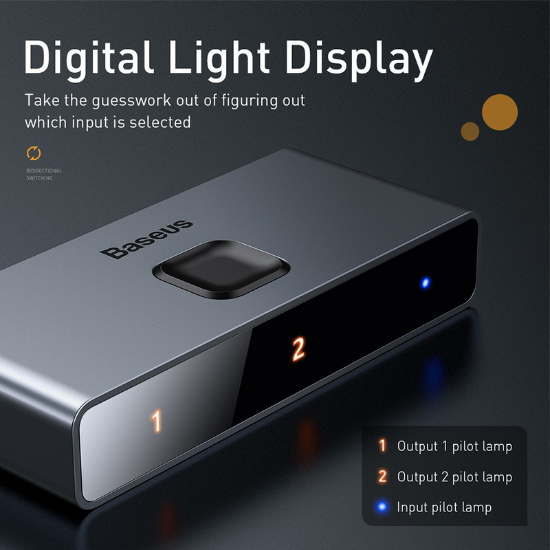 Load image into Gallery viewer, Baseus Matrix HDMI Bidirectional Switcher - Space Gray - i-Station Mobile Phone &amp; Electronic Device Repair and Accessories
