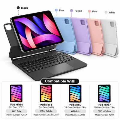 Apple iPad Magic Smart Floating Keyboard Case Multi-Touch Trackpad Magnetic Bluetooth Wireless Slim Protective Cover - i-Station Mobile Phone & Electronic Device Repair and Accessories