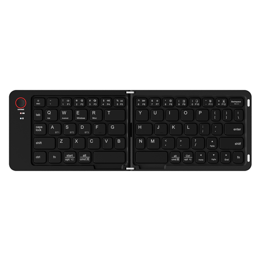 Portable Wireless Foldable Bluetooth Keyboard for iPad, Lenovo & Samsung Tablets