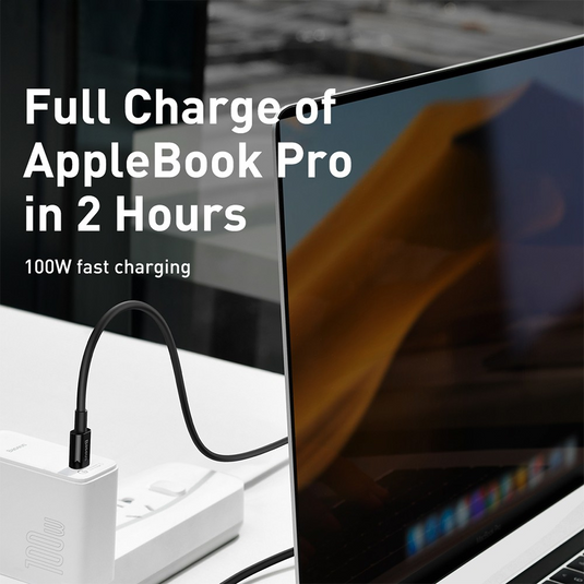 Baseus Superior Series Fast Charging Data Cable Type-C to Type-C 100W 2M Compatible for iPhone 15 16 Series - i-Station Mobile Phone & Electronic Device Repair and Accessories
