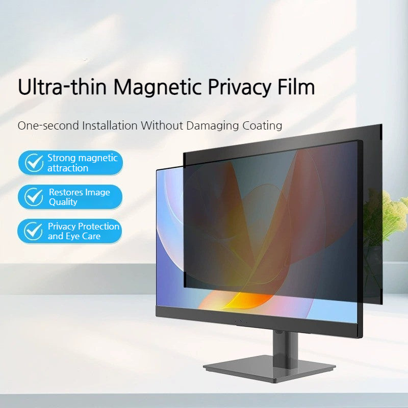Load image into Gallery viewer, [Privacy] Magnetic 27-inch Easy-install PET Anti-spy Computer Monitor Screen Protector for iMac, Lenovo, Acer, Dell, Gigabyte, BenQ, HP &amp; Asus
