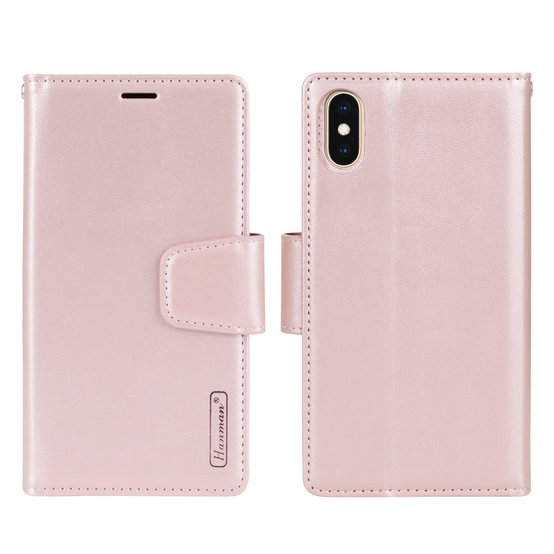 Load image into Gallery viewer, Samsung Galaxy A22 4G / 5G Hanman Premium Quality Flip Wallet Leather Case
