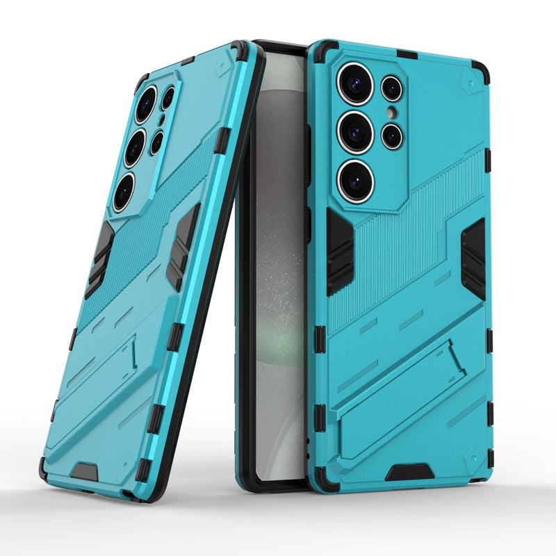 Load image into Gallery viewer, Samsung Galaxy A25 (SM-A256) - Shockproof Punk Stand Heavy Duty Case
