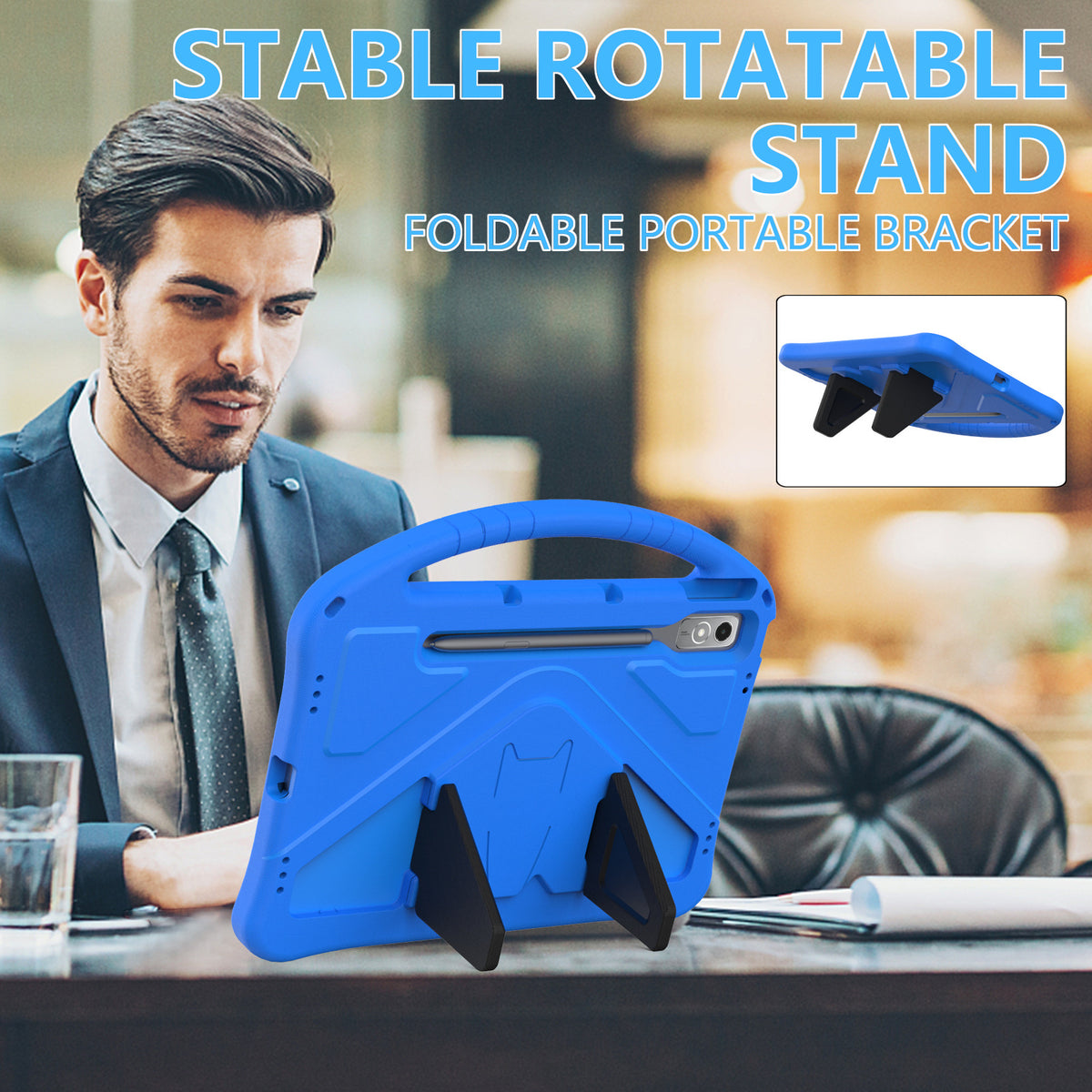 Lenovo Idea Tab Pro 12.7" 2025 (TB373FU/TB375FC) - King Kong Hand Silicone Heavy Duty Series Case With Stand - i-Station Mobile Phone & Electronic Device Repair and Accessories