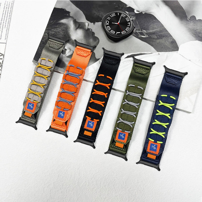 Load image into Gallery viewer, Apple Watch Series 1/2/3/4/5/6/SE/7/8/9/10/Ultra - Velcro Sports Nylon Watch Band
