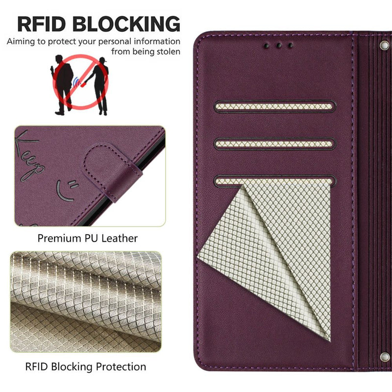 Load image into Gallery viewer, [With Card Slot] OPPO Reno 12 5G (CPH2625) - Fashion Smile PU Leather Wallet Series Stand Case With Lanyard
