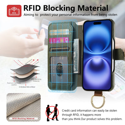 [With RFID Blocking Material] Samsung Galaxy S22 Plus/Ultra - PU Leather Zipper Flip Wallet Series Case - i-Station Mobile Phone & Electronic Device Repair and Accessories