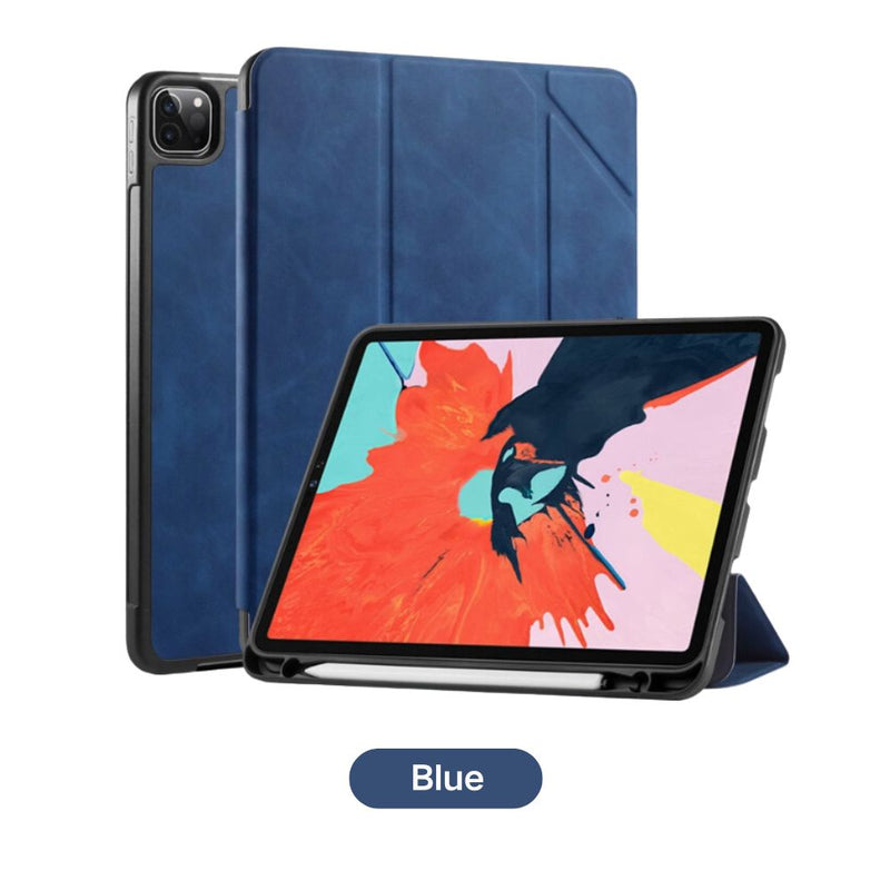 Load image into Gallery viewer, [With Pen Slot] Apple iPad 9.7&quot; 5th/6th Gen (2017/2018) - Business Smart Sleep Drop Proof Stand Case
