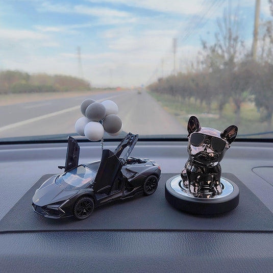 Car Dashboard Decoration Ornament Set Ferrari Lamborghini Car Model With Non-Slip Mat - i-Station Mobile Phone & Electronic Device Repair and Accessories