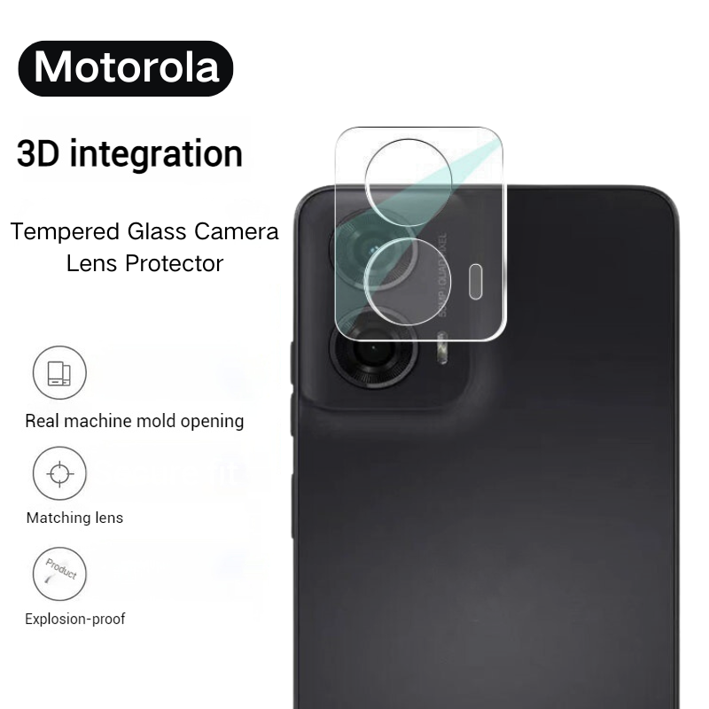 Load image into Gallery viewer, Motorola Moto G24 - Transparent Back Rear Camera Lens Glass Protector
