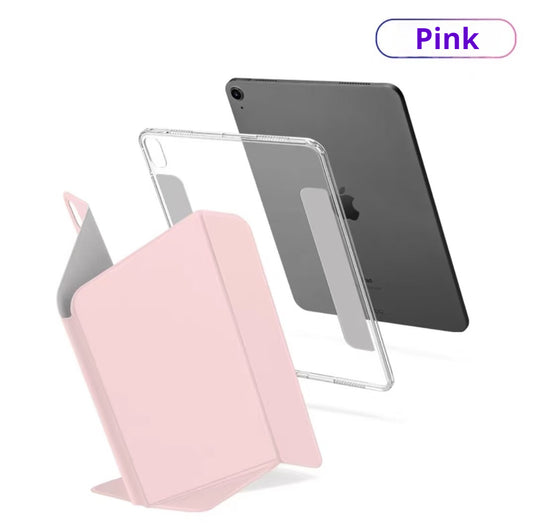 [Detachable][Magsafe Compatible] Apple iPad Pro 13-inch 7th Gen (2024) Shaped Acrylic Rotating Case With Pen Slot