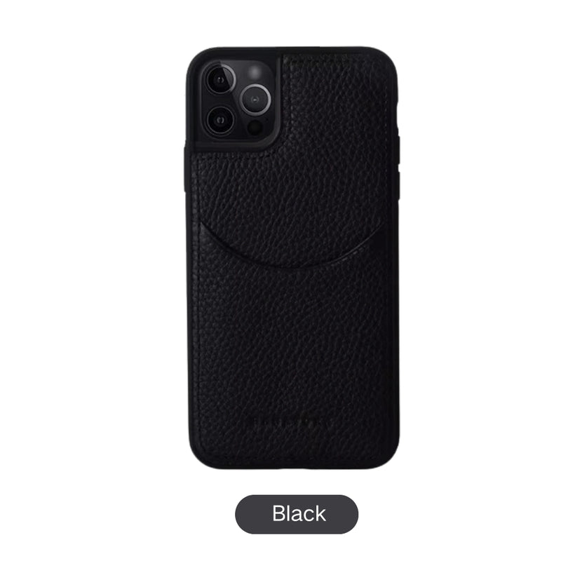 Load image into Gallery viewer, [With Card Slot] Apple iPhone 11/Pro/Max - Soft Shock Proof and Drop Resistant Genuine Leather Series Case
