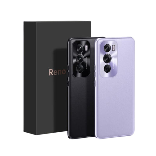 OPPO Reno 12 Pro 5G (CPH2629) - Simple PU Leather Metal Lens Ring Essentials Series Case