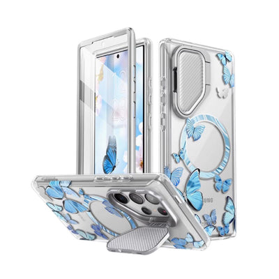 [Magsafe Compatible] Samsung Galaxy S24 Ultra / S25 ULTRA - i-BLASON Luxury Shell-Membrane Integrated Fashion-Forward Series Stand Case - i-Station Mobile Phone & Electronic Device Repair and Accessories