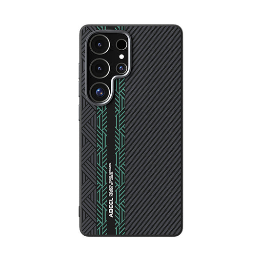 [Magsafe Compatible] Samsung Galaxy S25/Plus/Ultra - Carbon Fiber Pattern Shockproof Case