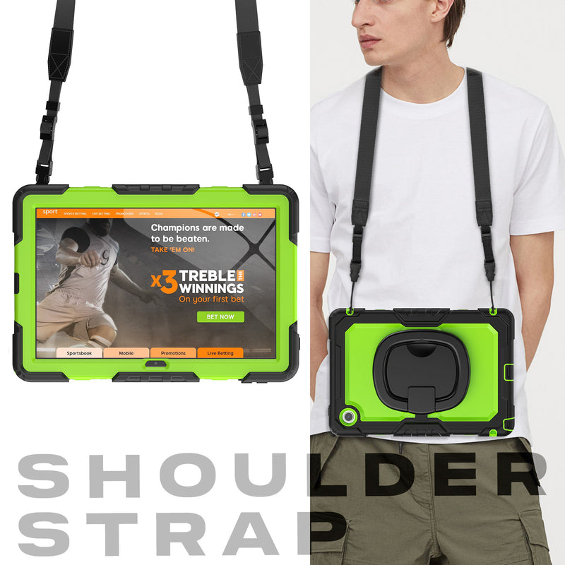 Load image into Gallery viewer, Lenovo Tab 10.1&quot; 2025 (TB311FU/TB311XU) - Multifunctional Shockproof Heavy Duty Series Case With Shoulder Strap
