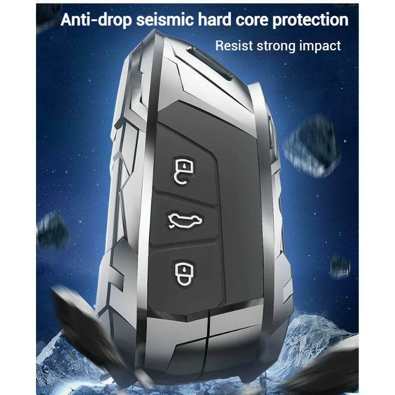 Load image into Gallery viewer, Volkswage Heavy-Duty Mecha Car Key Fob Case Cover For Golf 8, Golf 8 Pro, ID.3, ID.4 X, ID.6, Lamando L, Talagon, Tavendor, Teramont X
