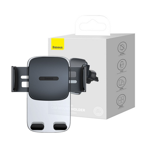 Baseus Easy Control Clamp Car Mount Holder Air Outlet Version - Black