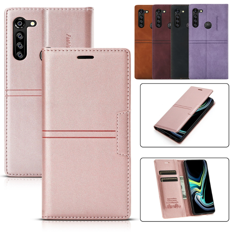 Load image into Gallery viewer, [With Card Slot] Motorola Moto G9/Play/Plus/Power High-end Leather Shockproof Full-body Wallet Series Case
