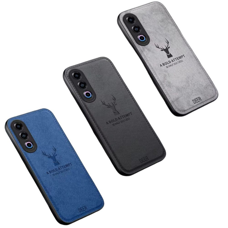 Load image into Gallery viewer, OPPO Reno 12 Pro 5G (CPH2629) - Fashion Deer Head PU Leather Essentials Series Case
