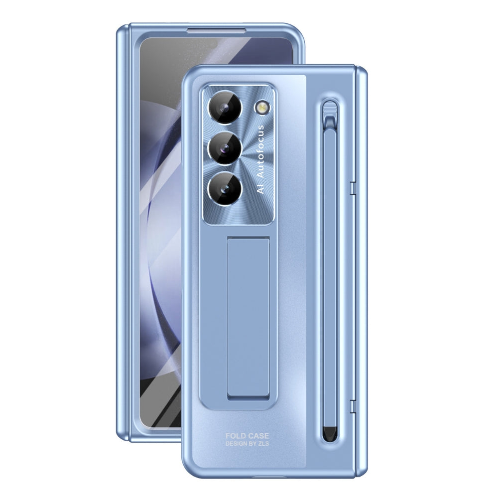 [With Stylus] Samsung Galaxy Z Fold5 (SM-F946) - Shell Membrane Integrated Shockproof Stand Case - i-Station Mobile Phone & Electronic Device Repair and Accessories