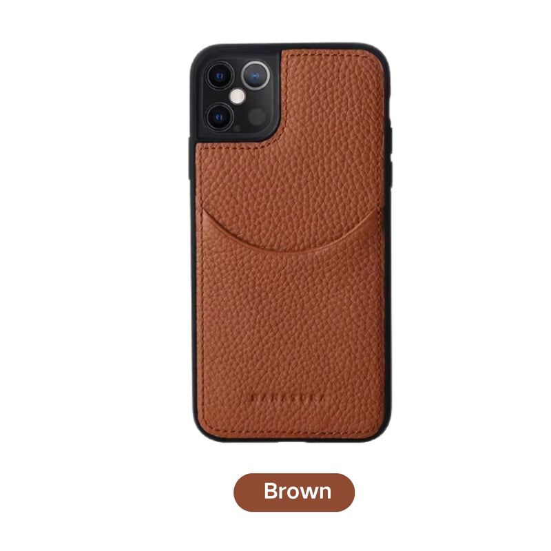 Load image into Gallery viewer, [With Card Slot] Apple iPhone 11/Pro/Max - Soft Shock Proof and Drop Resistant Genuine Leather Series Case
