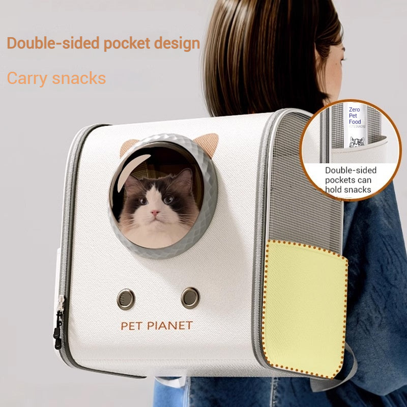 Load image into Gallery viewer, Space Capsule Large Capacity Pet Portable Backpack Shoulder Carrier Bag
