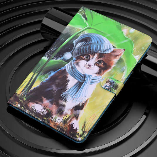 Lenovo Tab M8 (HD/FHD/3rd Gen) 8.0" inch - Magnetic Flip Animal Painted Stand Case